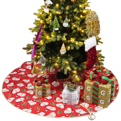 Karácsonyfa alátét, piros, 1,45 m, DILAYLA